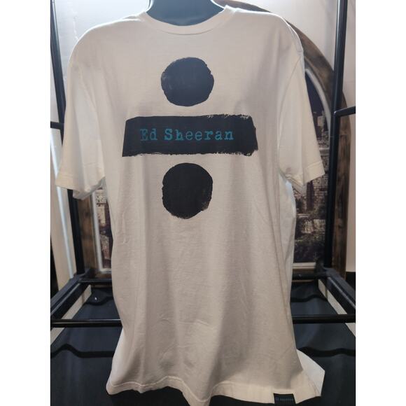 ED SHEERAN Divide Concert Tour T-SHIRT Adult X-Large 100% cotton official - Picture 1 of 6